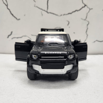 Defender Black Metal Diecast Car 1:22 (20x8 cm)