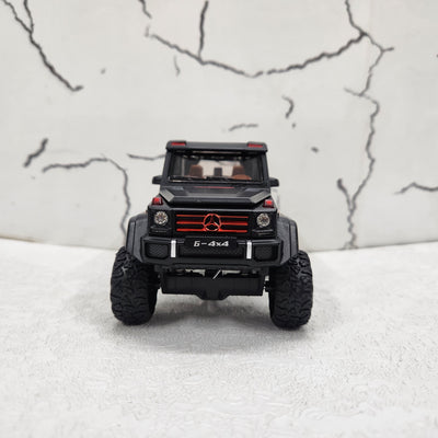 Mercedes G Wagon G500 Uplifted Black Metal Diecast Car 1:32 (14x5 cm)