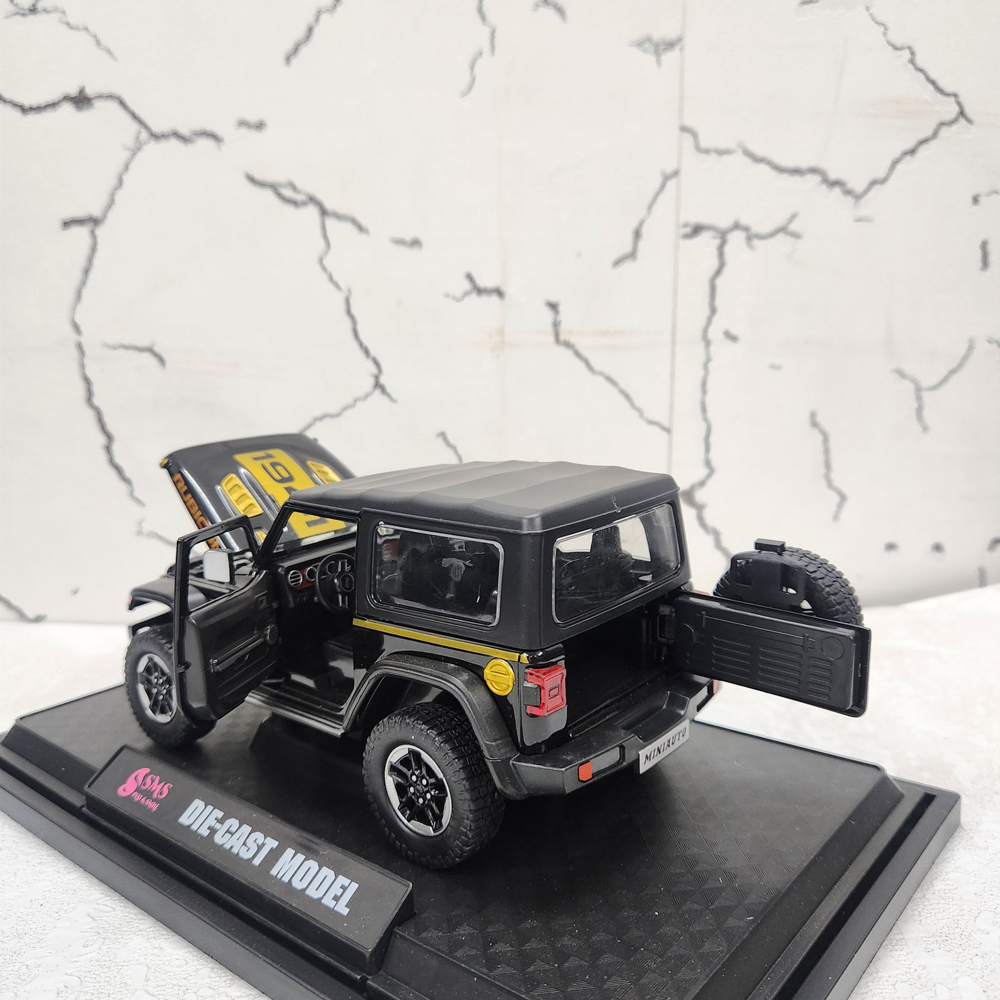 Jeep Wrangler Rubicon Metal Diecast Car 1:24 (20x8 cm)