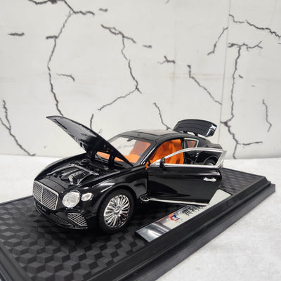 Bentley Continental GT Black Metal Diecast Car 1:24 (20x8 cm)