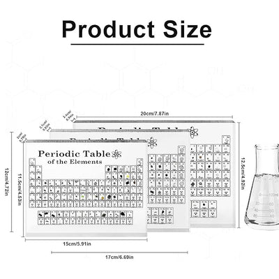 Periodic Table with 83 Real Elements Inside