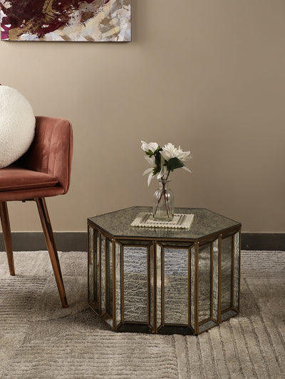 Collin C Side Table with Inbuilt LED Floor Lamp