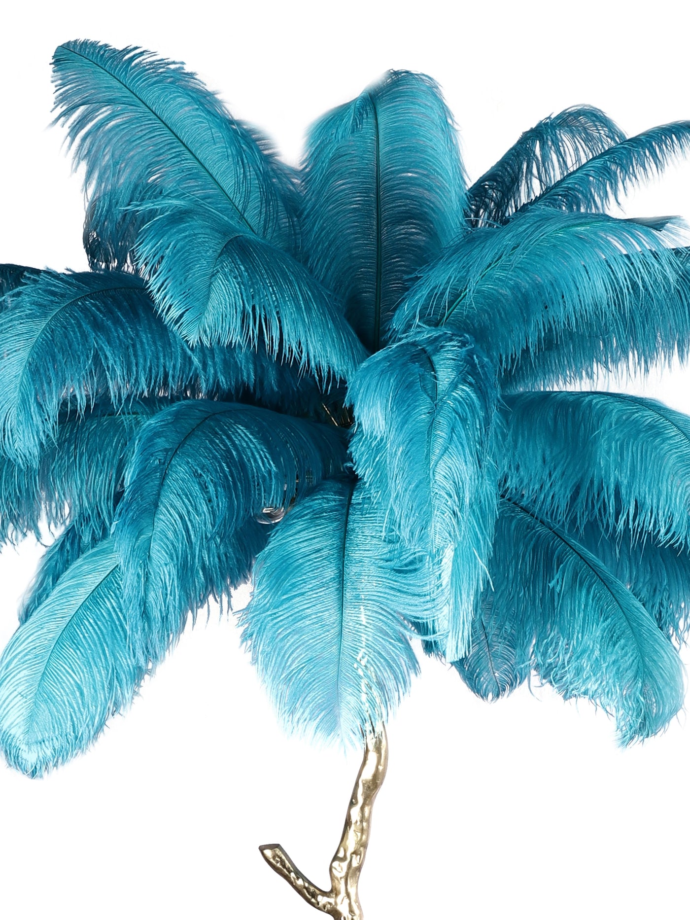 Feather Blue Floor Lamp