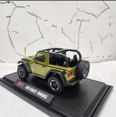 Jeep Wrangler Rubicon Metal Diecast Car 1:24 (20x8 cm)